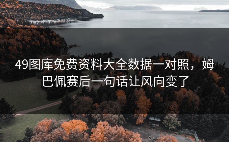 49图库免费资料大全数据一对照,姆巴佩赛后一句话让风向变了 49图库免费资料大全数据一对照,姆巴佩赛后一句话让风向变了